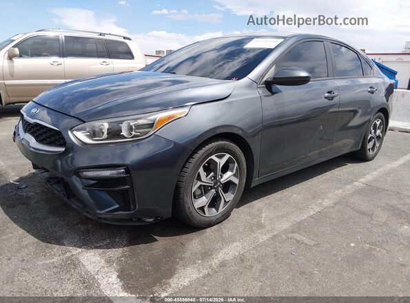 3KPF24AD3ME304661 2021 KIA FORTE Gray Передня ліва чверть