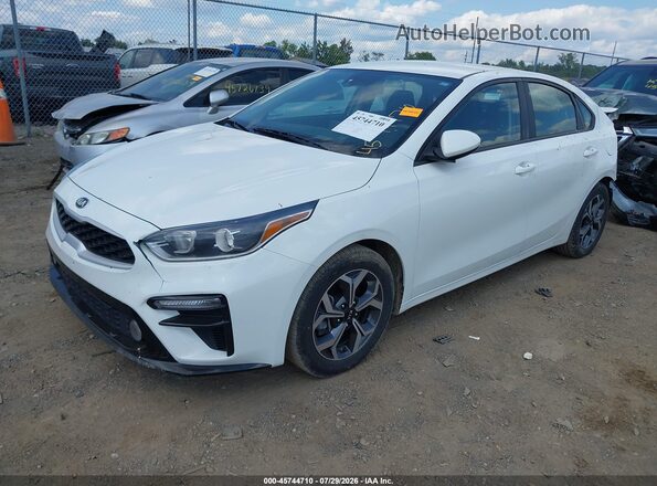 3KPF24AD3ME308502 2021 KIA FORTE White წინა მარცხენა ხედი სამი მეოთხედიდან