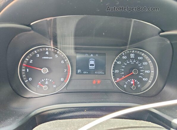 3KPF24AD3ME347252 2021 KIA FORTE Gray ხელსაწყოთა პანელის ხედი