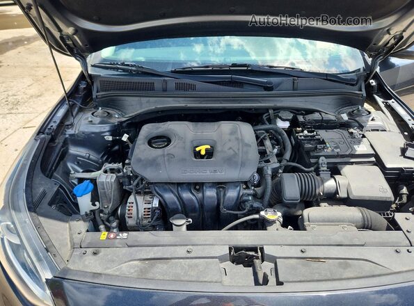 3KPF24AD3ME347252 2021 KIA FORTE Gray უკანა სალონის ხედი