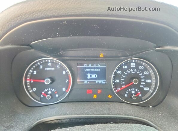 3KPF24AD3ME370269 2021 KIA FORTE Белый Вид щитка приборов