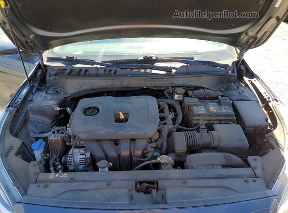 3KPF24AD3ME391459 2021 KIA FORTE Gray უკანა სალონის ხედი