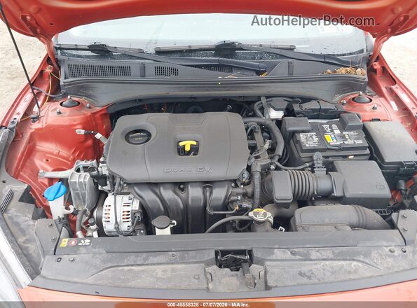 3KPF24AD3NE437664 2022 KIA FORTE Orange Вид ззаду