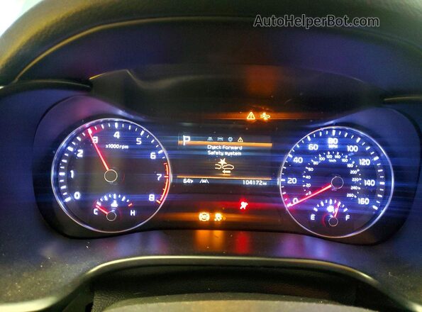 3KPF24AD3NE489859 2022 KIA FORTE Charcoal Вид щитка приладів