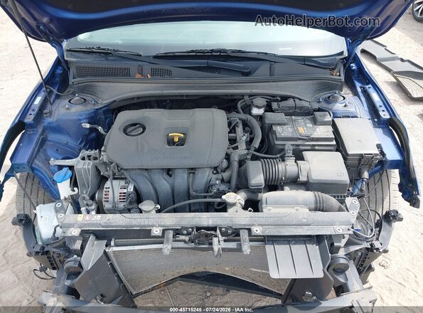 3KPF24AD3NE500987 2022 KIA FORTE Blue Rear view