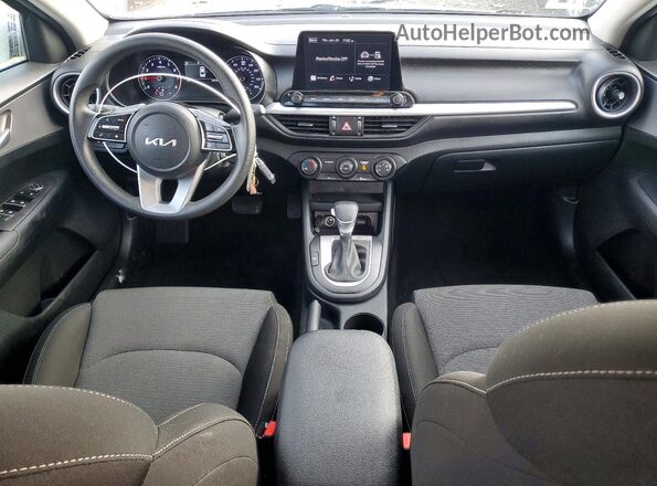 3KPF24AD3PE517615 2023 KIA FORTE Blue Dashboard view