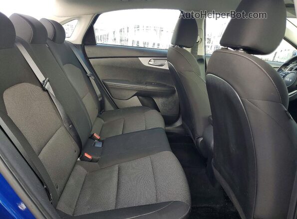 3KPF24AD3PE517615 2023 KIA FORTE Blue Rear seats view
