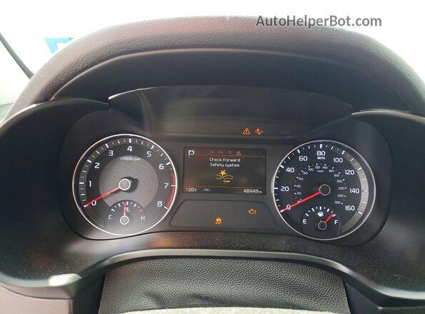 3KPF24AD3PE595425 2023 KIA FORTE Белый Вид щитка приборов