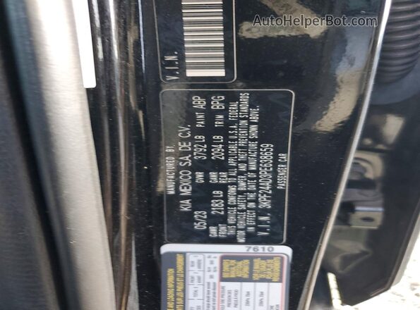 3KPF24AD3PE638659 2023 KIA FORTE Черный Вид подкапотного пространства