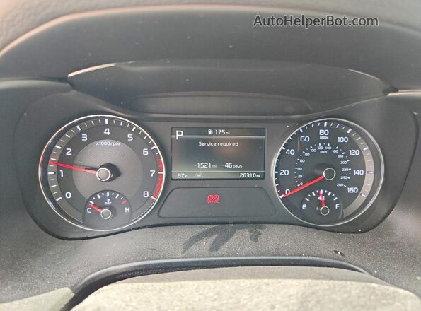 3KPF24AD3RE773126 2024 KIA FORTE Blue ხელსაწყოთა პანელის ხედი