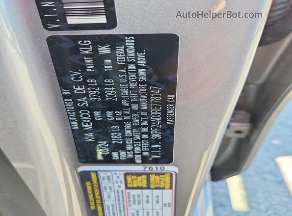 3KPF24AD3RE778147 2024 KIA FORTE Серый Вид подкапотного пространства