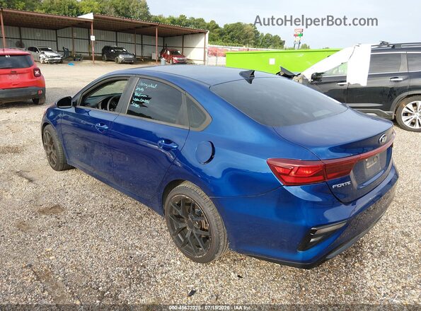 3KPF24AD4KE031100 2019 KIA FORTE Blue Trasero izquierdo