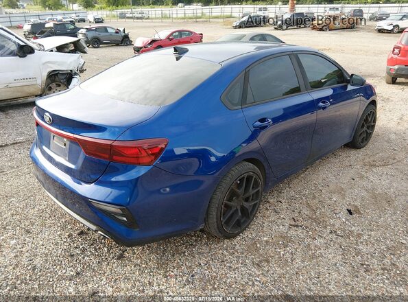 3KPF24AD4KE031100 2019 KIA FORTE Blue Trasero derecho