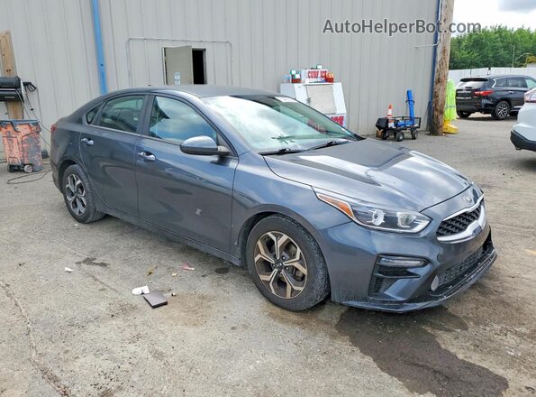 3KPF24AD4KE033641 2019 KIA FORTE Серый Передняя правая четверть