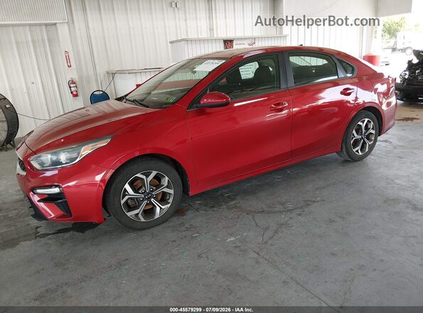 3KPF24AD4KE036653 2019 KIA FORTE Красный Передняя левая четверть