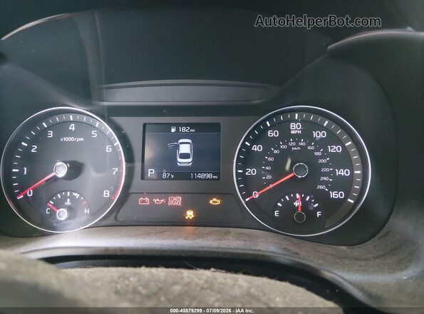 3KPF24AD4KE036653 2019 KIA FORTE Красный Вид задних сидений