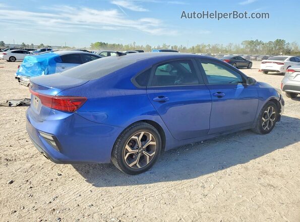 3KPF24AD4KE072391 2019 KIA FORTE Blue Tył prawy