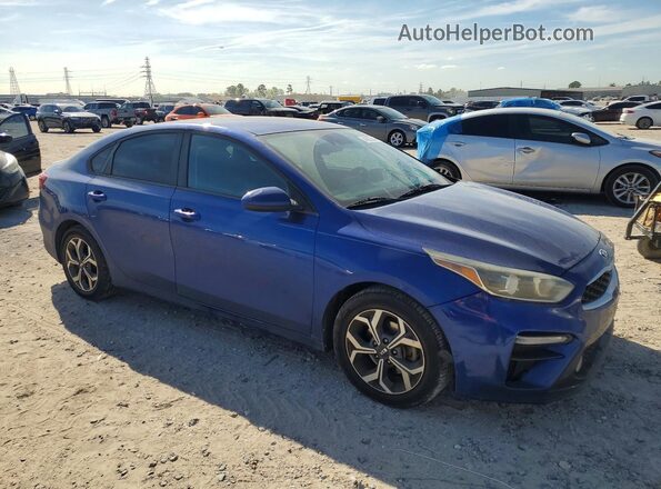 3KPF24AD4KE072391 2019 KIA FORTE Blue Przód prawy
