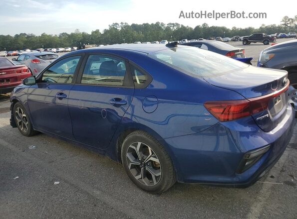 3KPF24AD4KE132069 2019 KIA FORTE Blue Հետևի ձախ