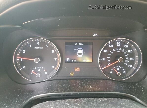 3KPF24AD4LE181659 2020 KIA FORTE White Вид щитка приладів