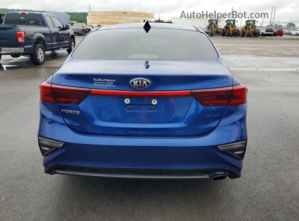 3KPF24AD4LE193567 2020 KIA FORTE Синий Вид сзади