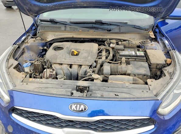 3KPF24AD4LE193567 2020 KIA FORTE Синий Вид задней части салона