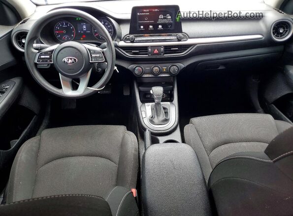 3KPF24AD4LE193567 2020 KIA FORTE Синий Вид панели приборов