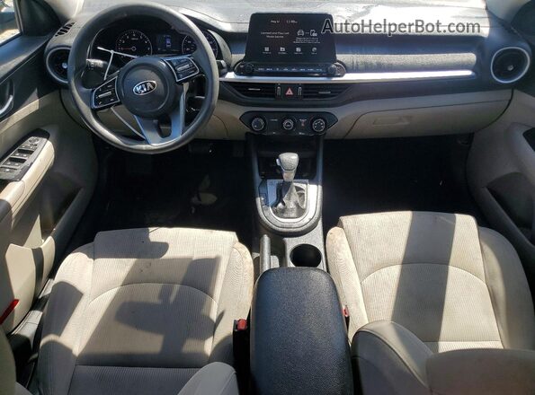 3KPF24AD4LE198185 2020 KIA FORTE Blue Вид панелі приладів