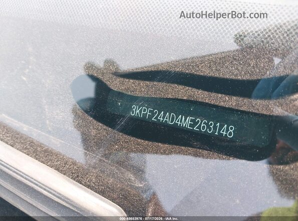 3KPF24AD4ME263148 2021 KIA FORTE Silver Engine compartment view