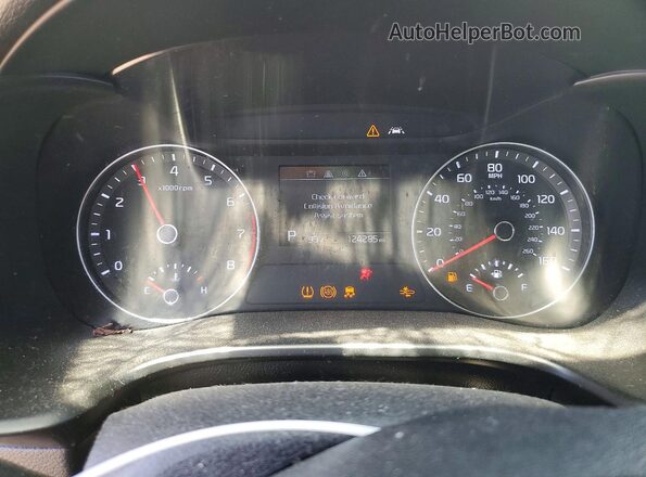 3KPF24AD4ME265319 2021 KIA FORTE White Vista del cuadro de instrumentos
