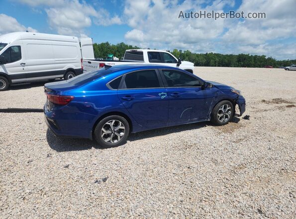 3KPF24AD4ME284999 2021 KIA FORTE Blue Rear right