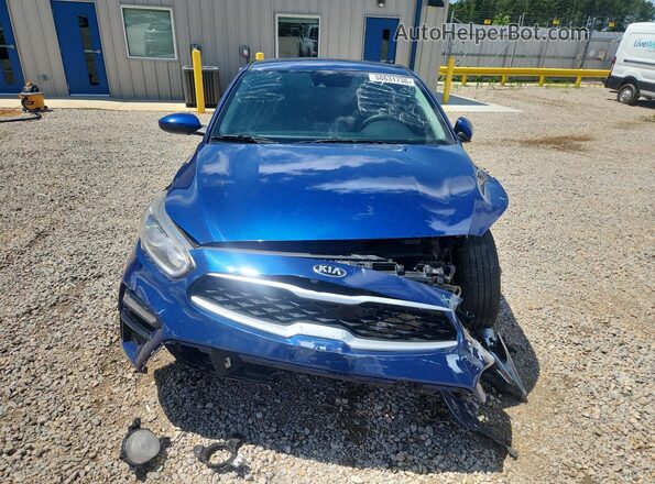 3KPF24AD4ME284999 2021 KIA FORTE Blue Front view