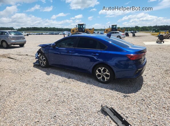 3KPF24AD4ME284999 2021 KIA FORTE Blue Rear left