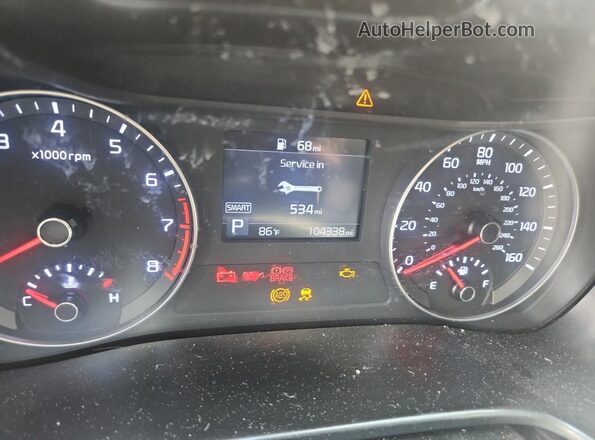 3KPF24AD4ME284999 2021 KIA FORTE Blue Instrument cluster view