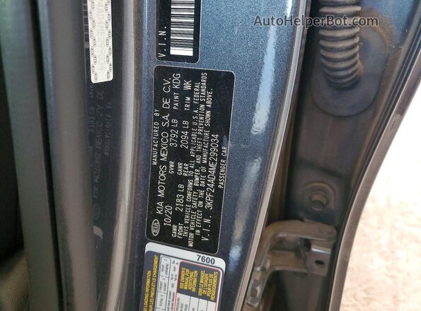 3KPF24AD4ME299034 2021 KIA FORTE Gray Engine compartment view