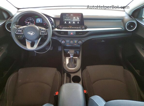 3KPF24AD4ME299034 2021 KIA FORTE Gray Dashboard view