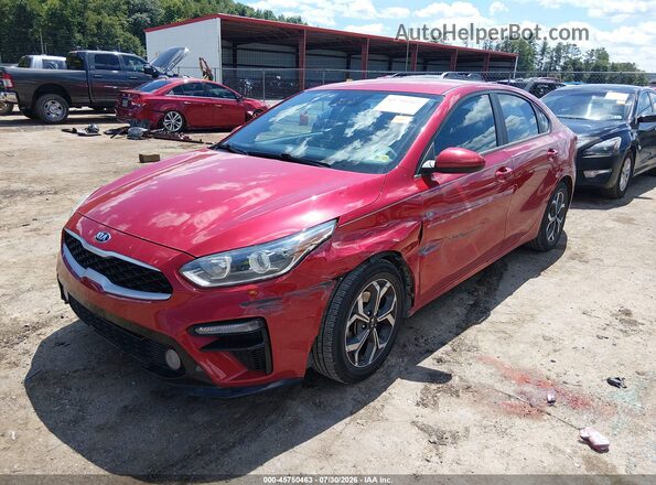 3KPF24AD4ME314213 2021 KIA FORTE Red Передня ліва чверть