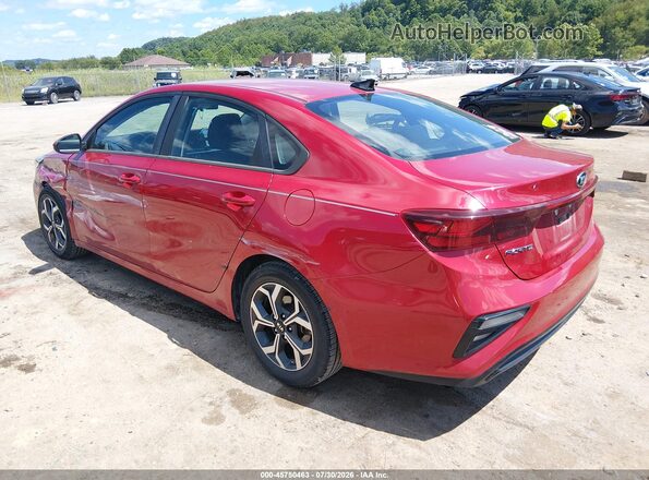3KPF24AD4ME314213 2021 KIA FORTE Red Задня ліва чверть