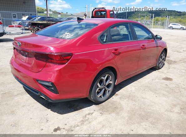 3KPF24AD4ME314213 2021 KIA FORTE Red Задня права чверть