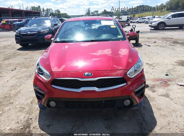 3KPF24AD4ME314213 2021 KIA FORTE Red Вид щитка приладів