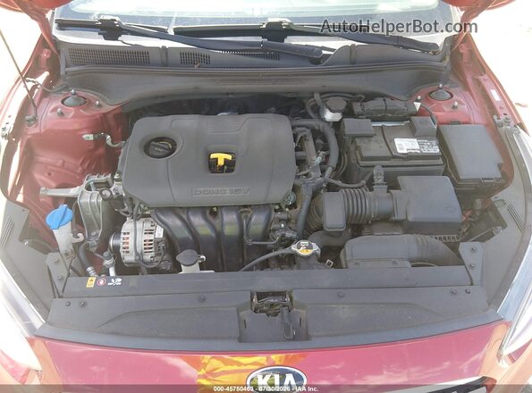 3KPF24AD4ME314213 2021 KIA FORTE Red Вид ззаду
