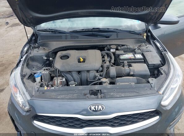 3KPF24AD4ME341637 2021 KIA FORTE Серый Вид сзади