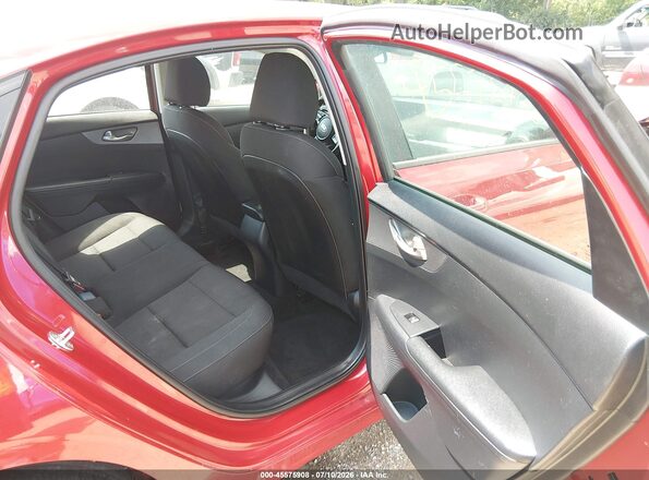 3KPF24AD4ME351701 2021 KIA FORTE Red VIN կոդի պիտակի տեսք