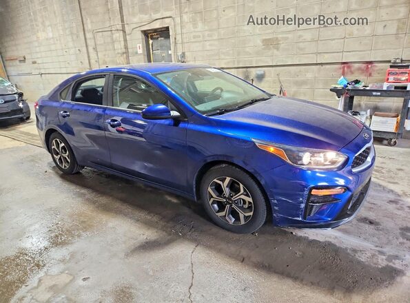 3KPF24AD4ME361029 2021 KIA FORTE Blue Առջևի աջ