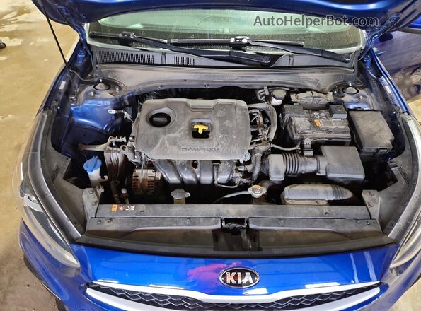 3KPF24AD4ME361029 2021 KIA FORTE Blue Սալոնի հետևի տեսք