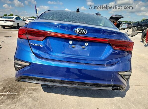 3KPF24AD4ME385234 2021 KIA FORTE Синий Вид сзади
