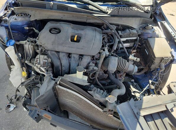 3KPF24AD4ME385234 2021 KIA FORTE Синий Вид задней части салона