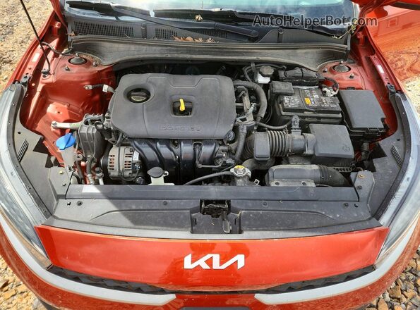 3KPF24AD4NE434451 2022 KIA FORTE Orange უკანა სალონის ხედი