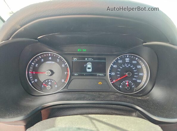 3KPF24AD4PE587978 2023 KIA FORTE Gray Widok zestawu wskaźników