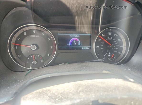 3KPF24AD4PE621305 2023 KIA FORTE Red Вид щитка приладів